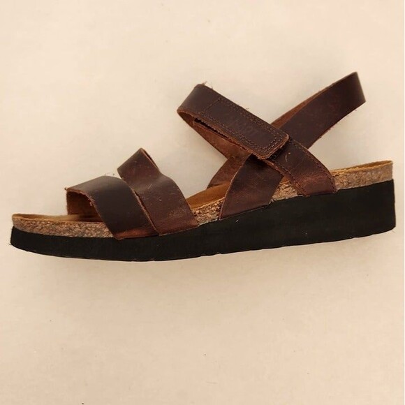 Naot Kayla Sandals Buffalo Leather Sz 6.5 (37) - Picture 4 of 11